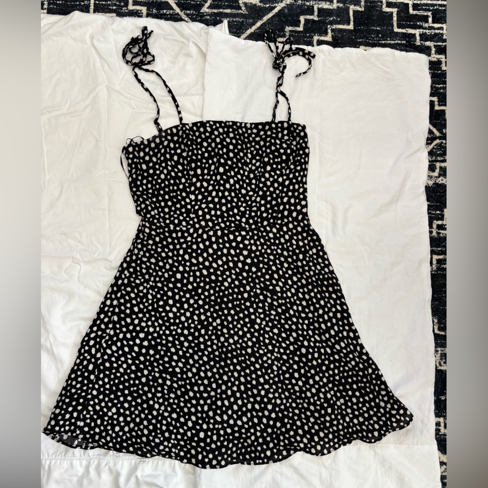 Black and White Polka Dot Dress